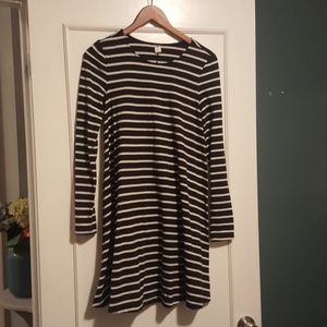 Fit & Flare striped dress